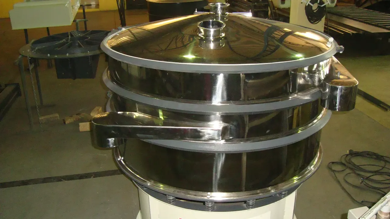 Peneira circular vibratória em inox reformada